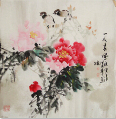 桂林山水水墨画-桂林山水画图片