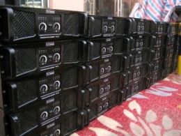 東莞東城石井酒吧酒店功放音響設備回收