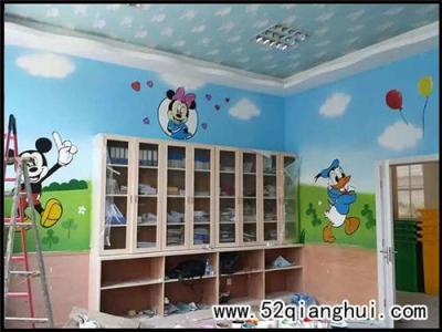 南京幼儿园墙绘 南京最好的幼儿园墙体彩绘