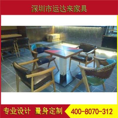 深圳厂家直销北欧休闲咖啡实木软包椅子