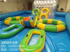 浩陽游樂供應(yīng)支架泳池水上滾筒皮劃艇價格