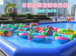 河北支架游泳池 手摇船 水上碰碰船