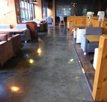 山西咖啡厅复古地坪-咖啡厅地面处理