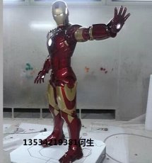 永州玻璃钢英雄人物钢铁侠雕塑哪家好