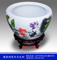 定做陶瓷大缸 生產瓷器大缸廠家 大小號魚缸